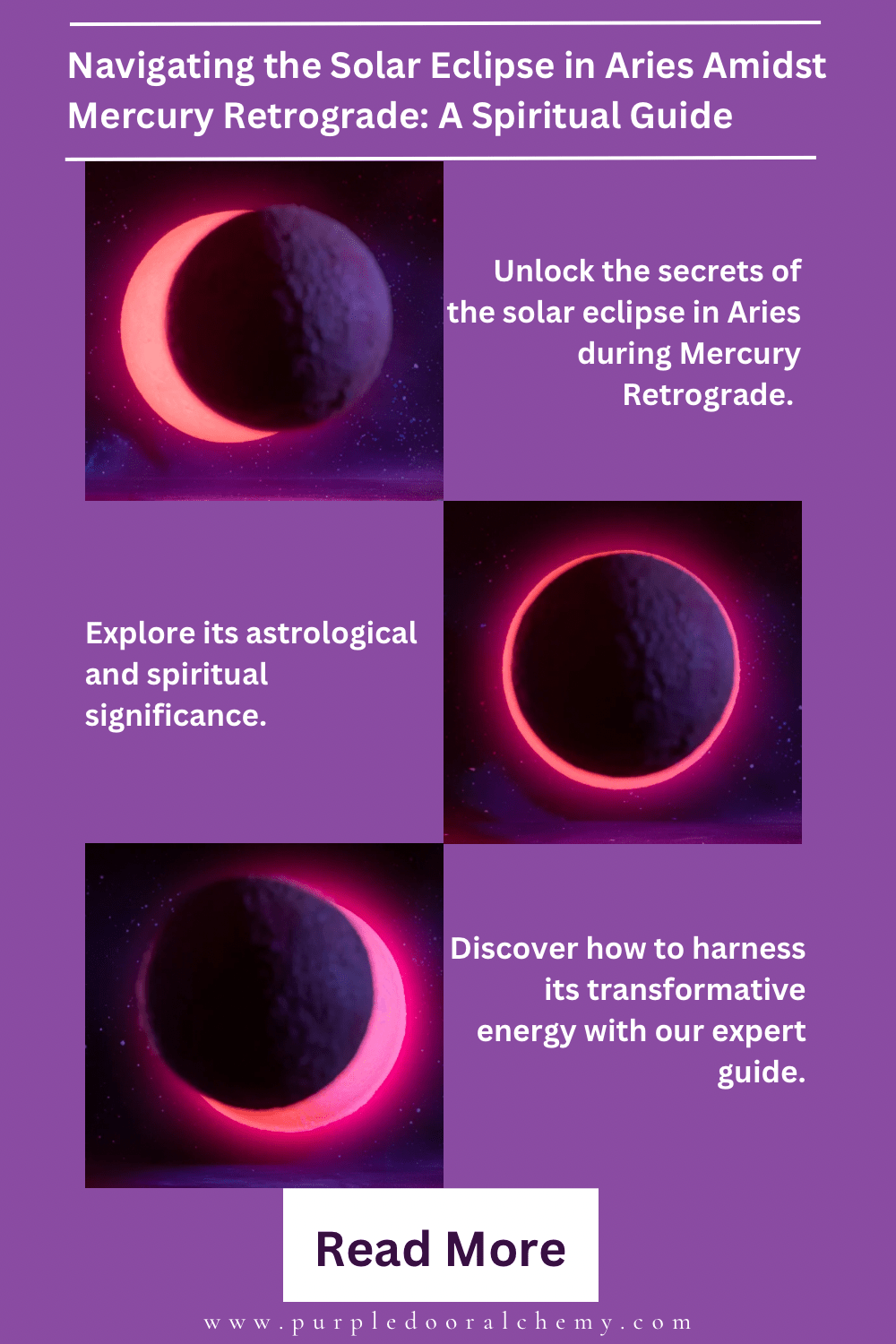 The Solar Eclipse Mercury Retrograde - Purple Door Alchemy