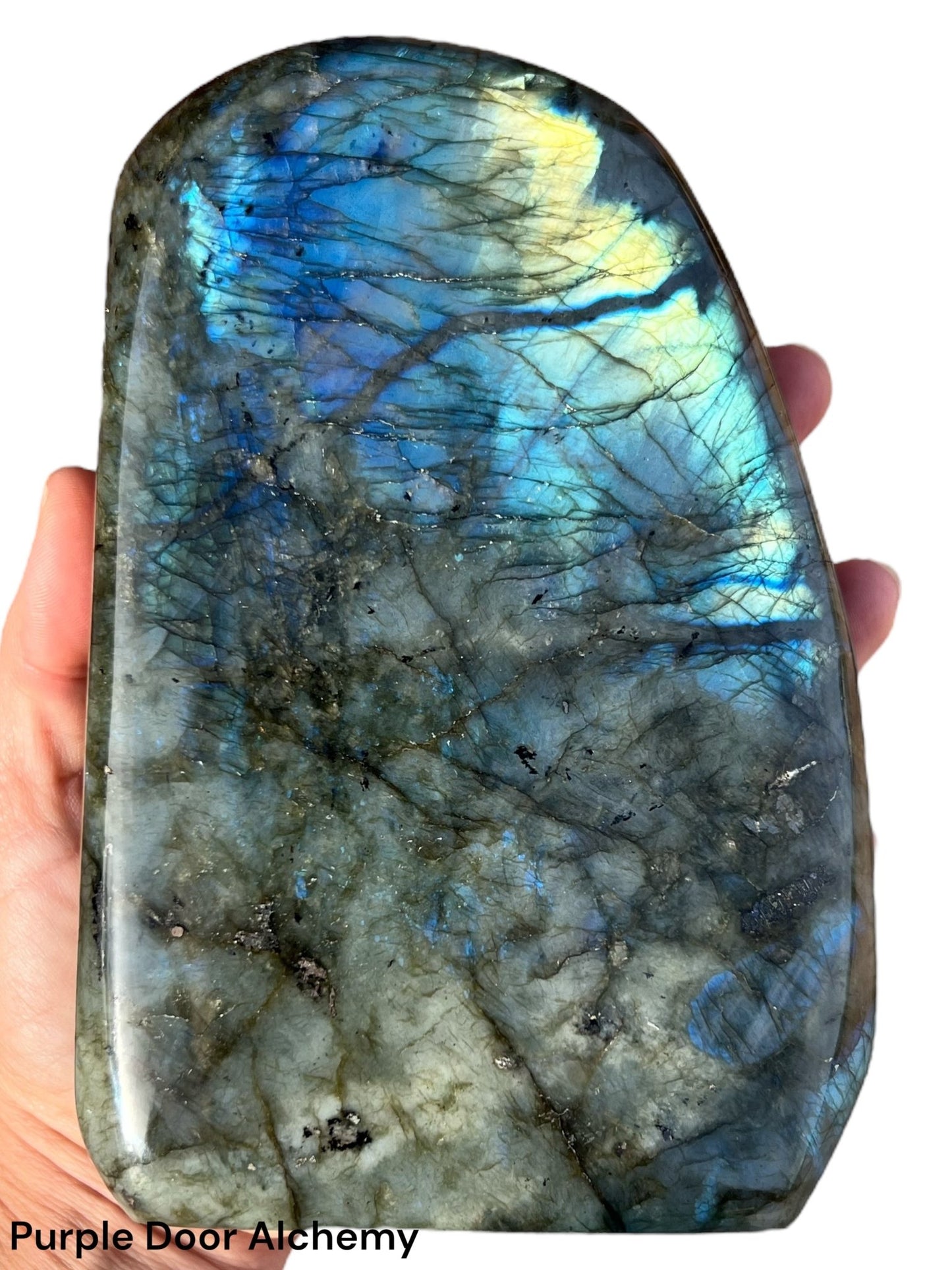 1,684g Polished Labradorite Freeform - Purple Door Alchemy