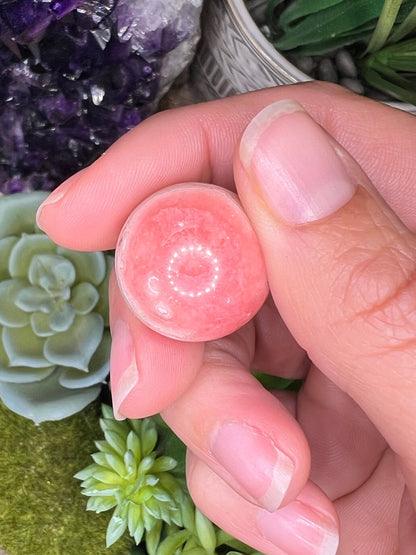 20mm (.78 in) Mini Rhodochrosite Sphere #2 - Purple Door Alchemy