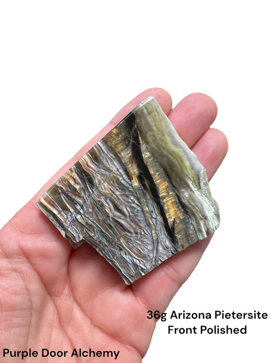 36g Arizona Pietersite Slab - Purple Door Alchemy