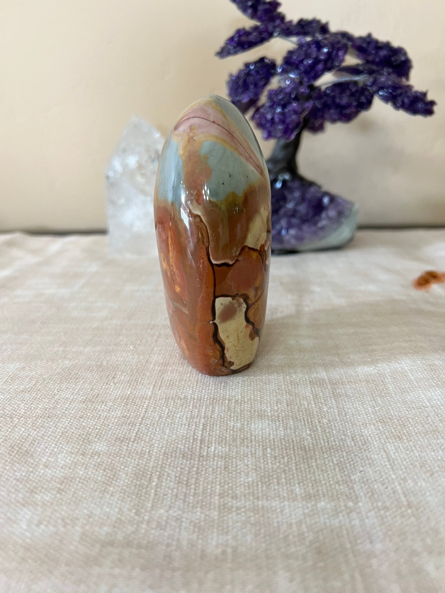 4.45 inch Polychrome Jasper Freeform - Purple Door Alchemy