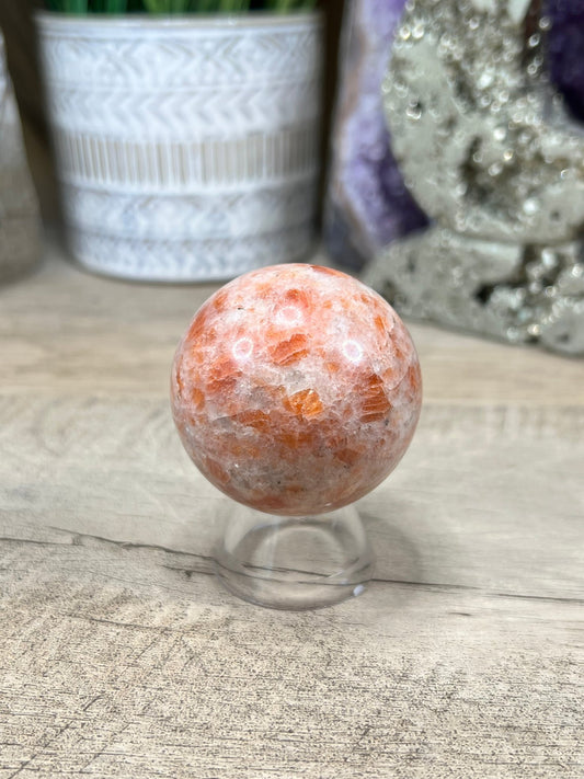 45mm Sunstone Spheres - Purple Door Alchemy