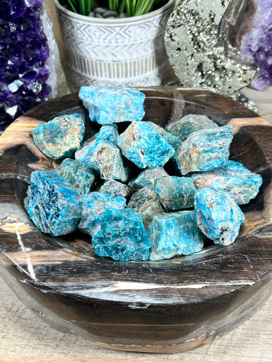 Raw Blue Apatite