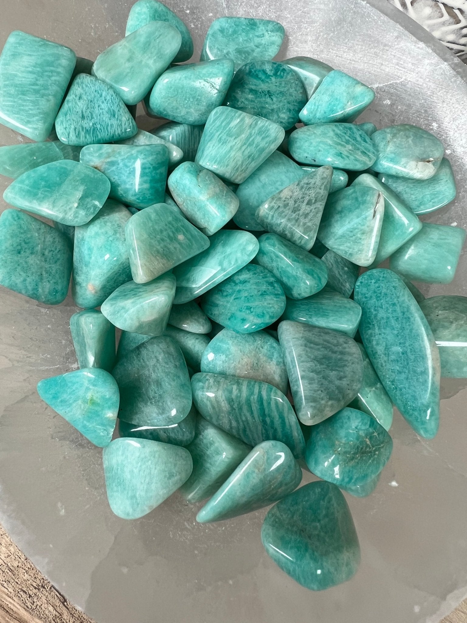 Amazonite Tumble - Purple Door Alchemy