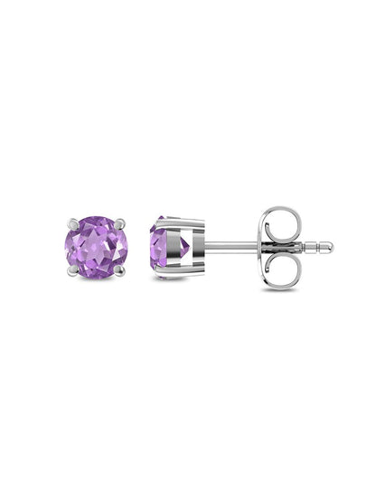 Amethyst Stud Earrings - Purple Door Alchemy