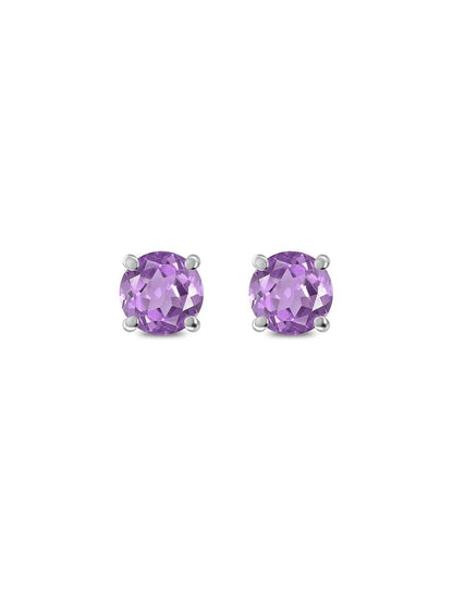 Amethyst Stud Earrings - Purple Door Alchemy