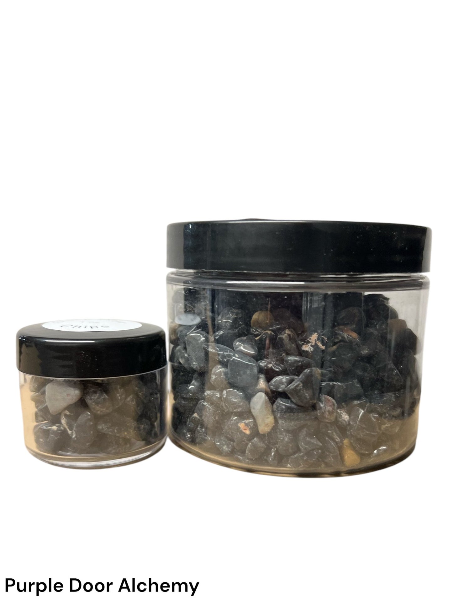 Black Onyx Chips (1 ounce, 1/2 lb, 1 lb) - Purple Door Alchemy