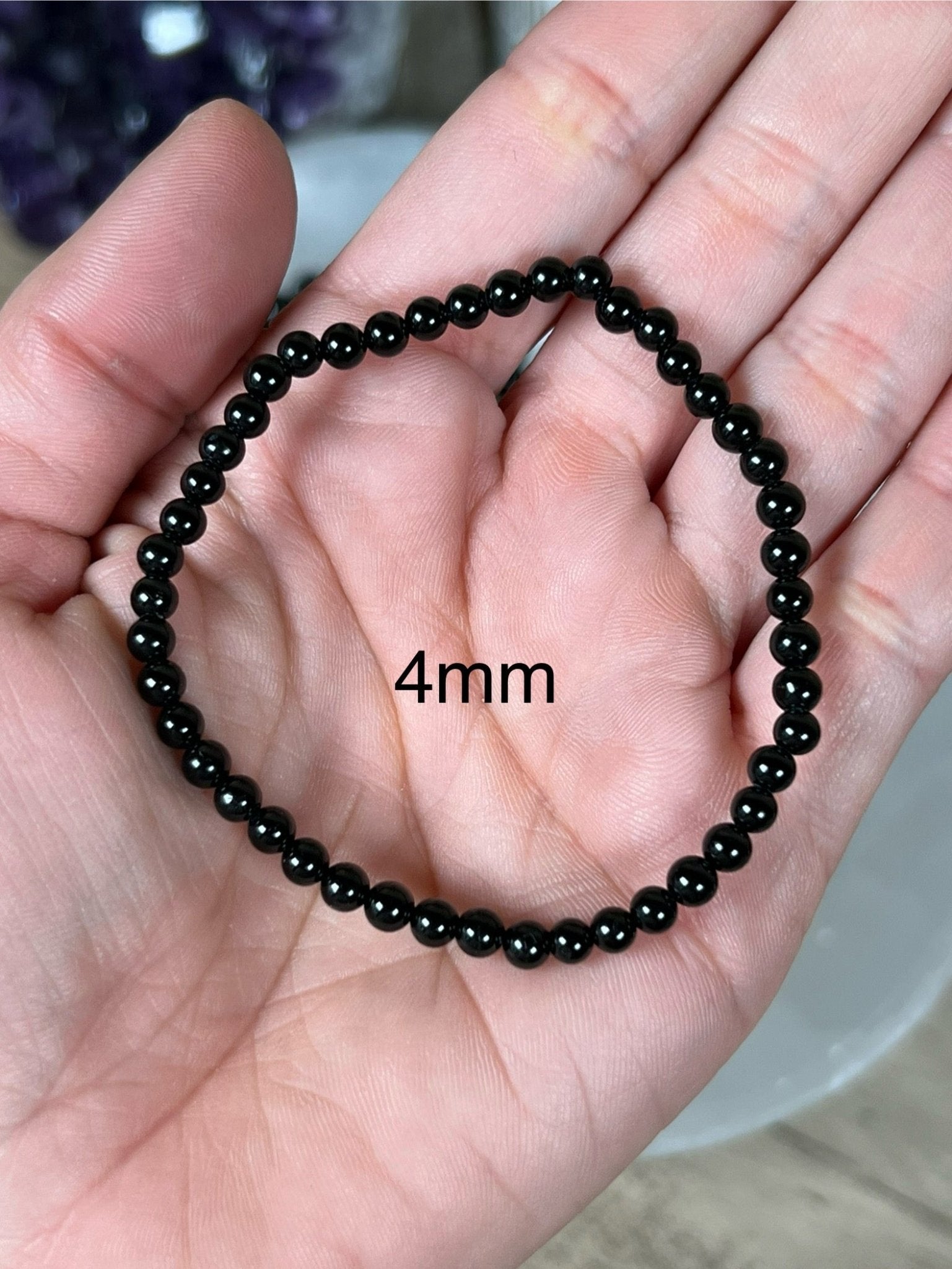 Black Tourmaline Bracelet - Purple Door Alchemy