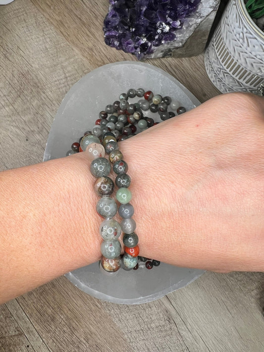 Bloodstone Bracelet - Purple Door Alchemy