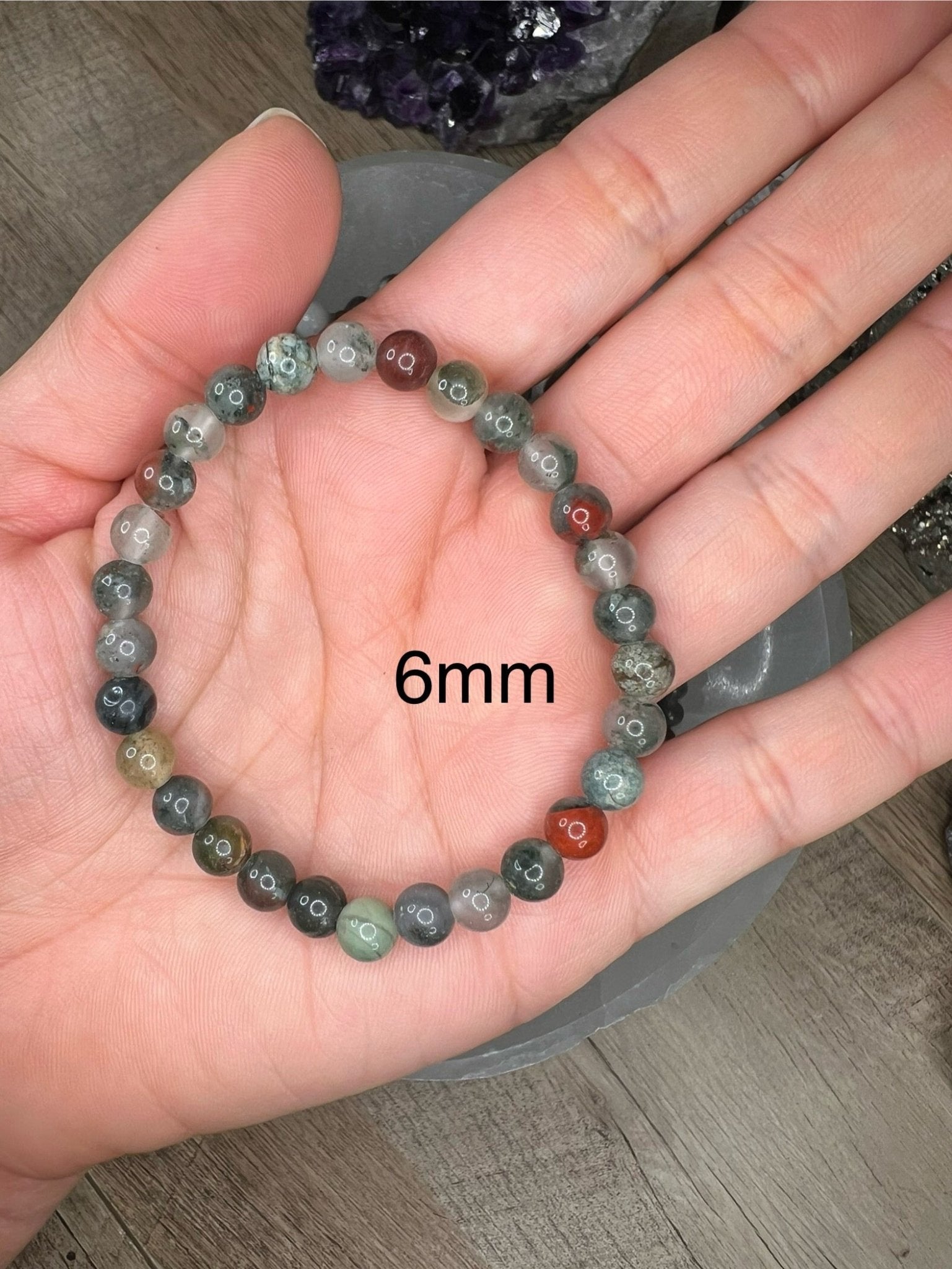 Bloodstone Bracelet - Purple Door Alchemy