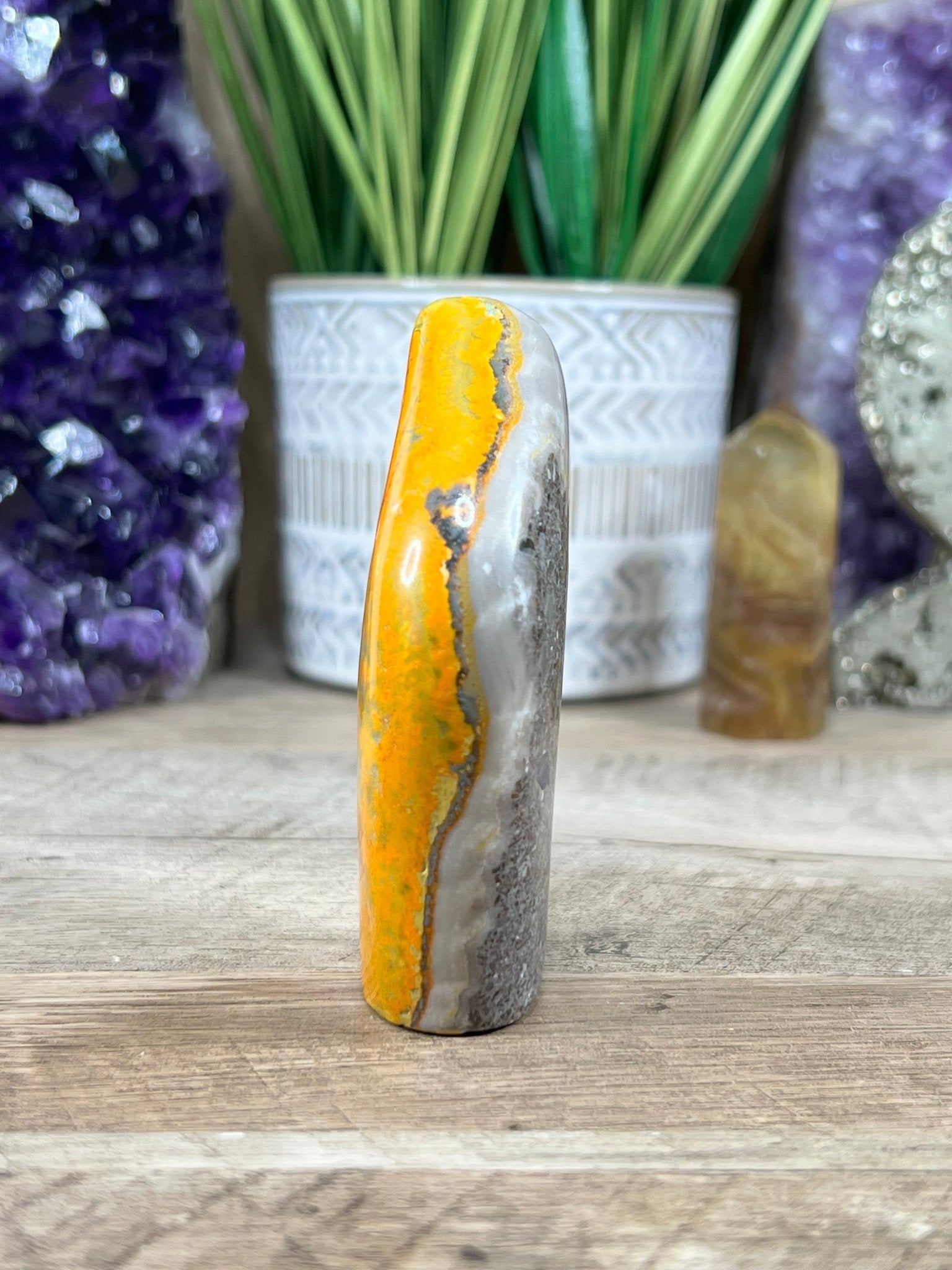 Bumblebee Jasper Freeform - Purple Door Alchemy