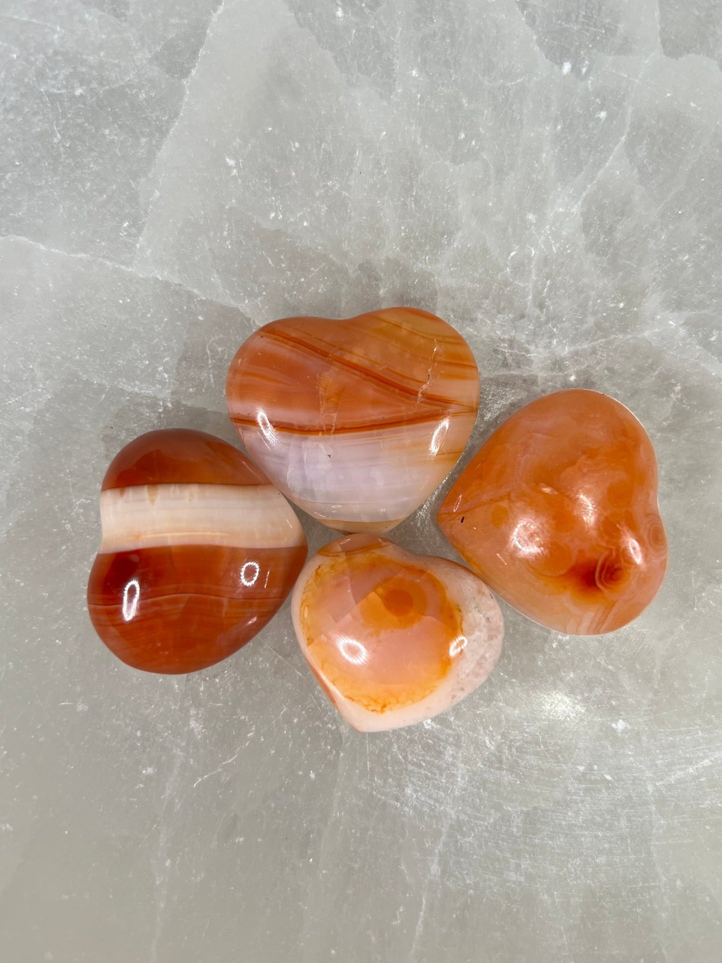 Carnelian Hearts - Purple Door Alchemy