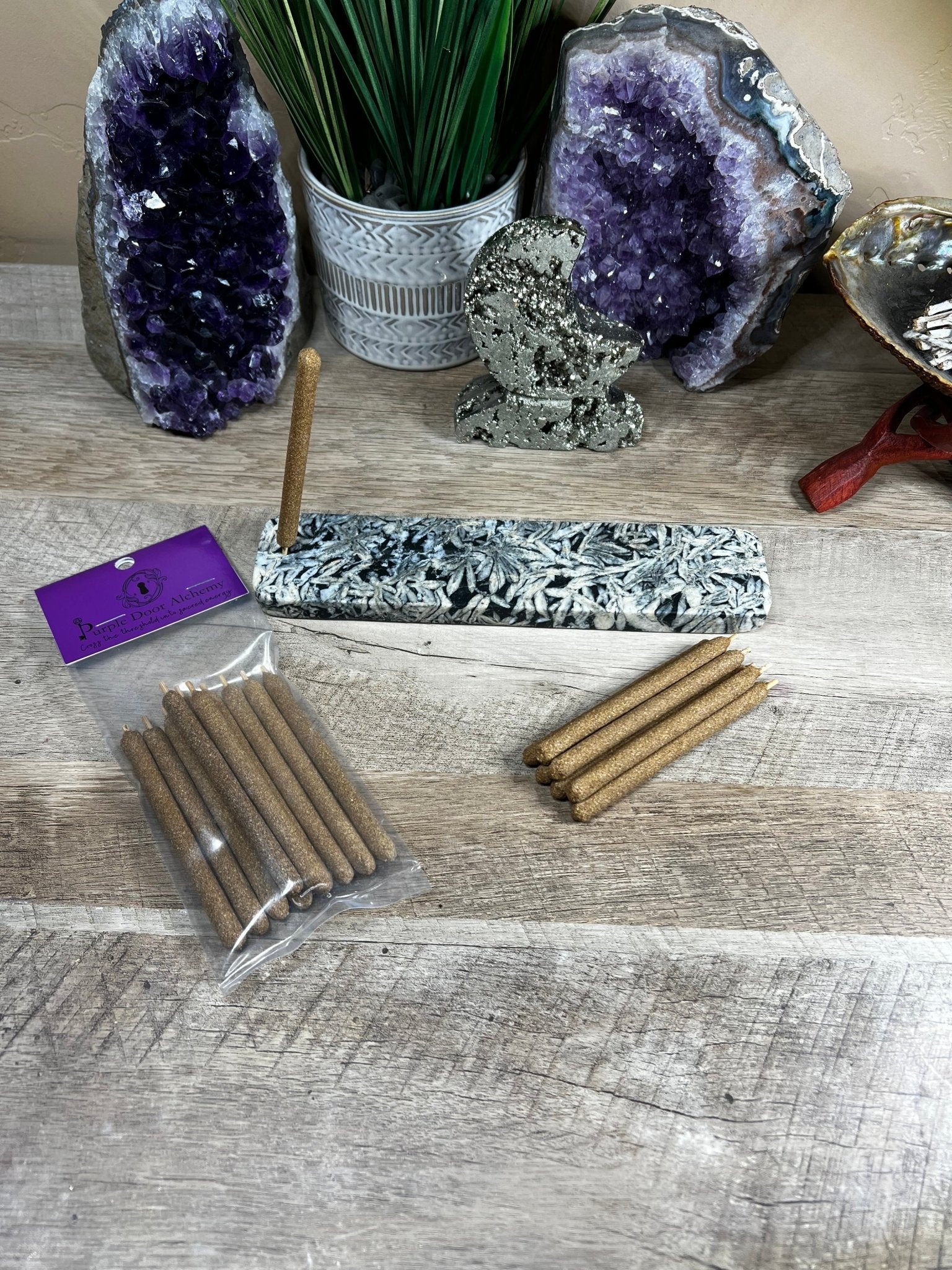 Cedar and Palo Santo Incense Sticks - Purple Door Alchemy