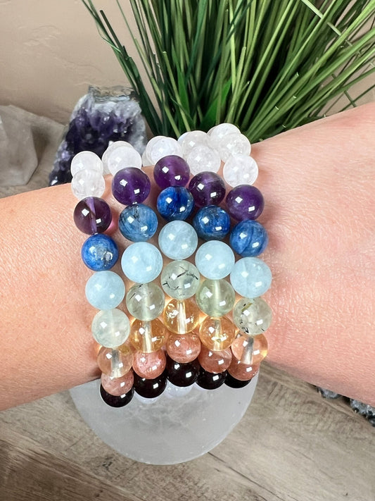 Chakra Aura Bracelet - Purple Door Alchemy