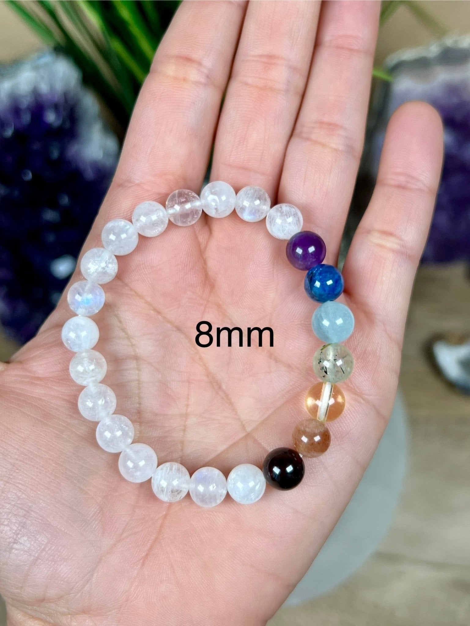 Chakra Aura Bracelet - Purple Door Alchemy