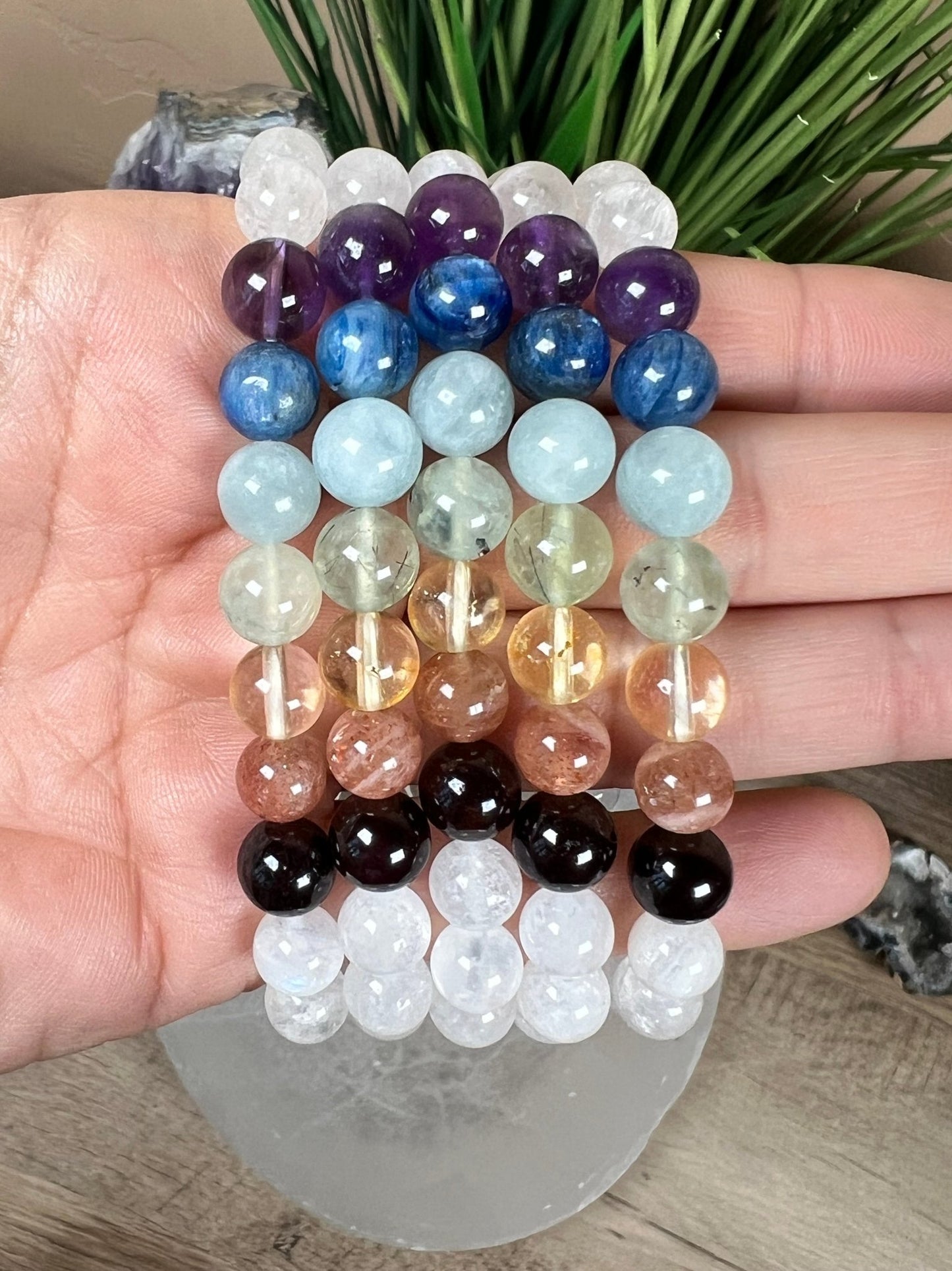 Chakra Aura Bracelet - Purple Door Alchemy