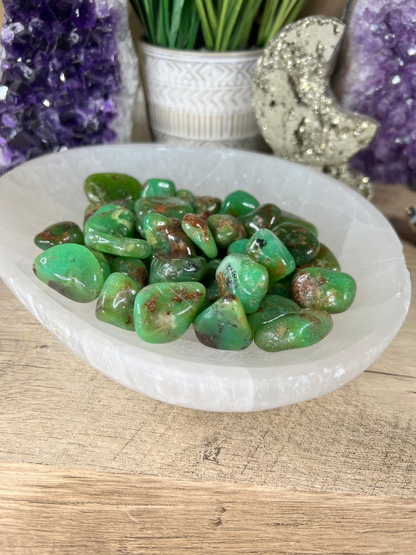 Chrysoprase Tumble - Purple Door Alchemy