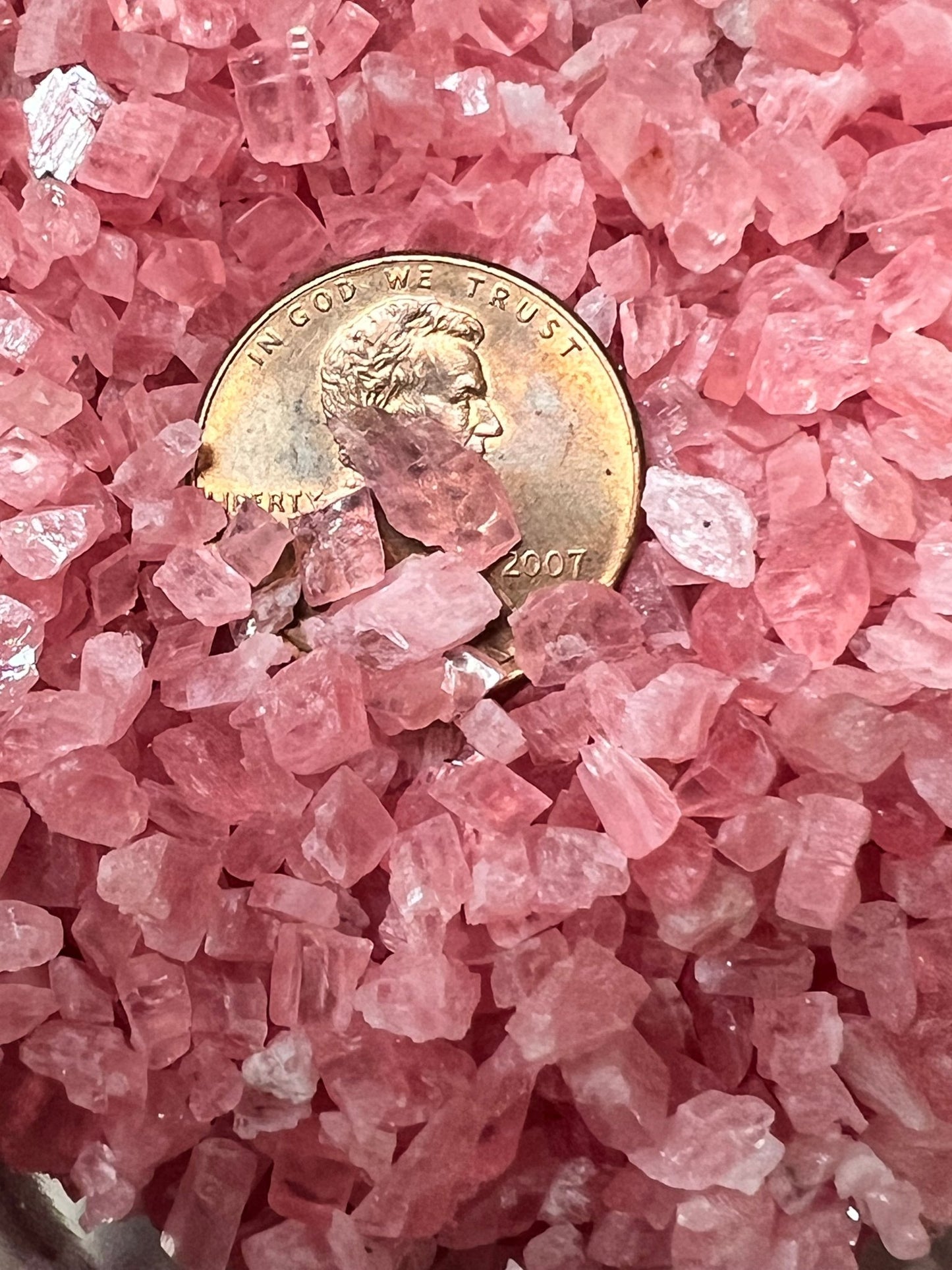 Crushed Gem Rhodochrosite - Premium - Purple Door Alchemy