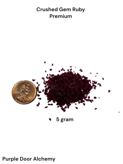 Crushed Gem Ruby - Premium - Purple Door Alchemy