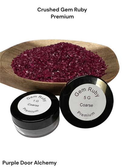 Crushed Gem Ruby - Premium - Purple Door Alchemy