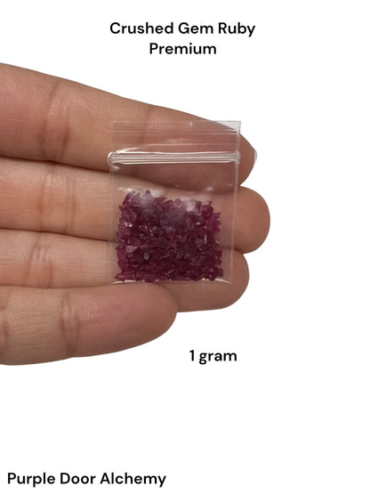 Crushed Gem Ruby - Premium - Purple Door Alchemy