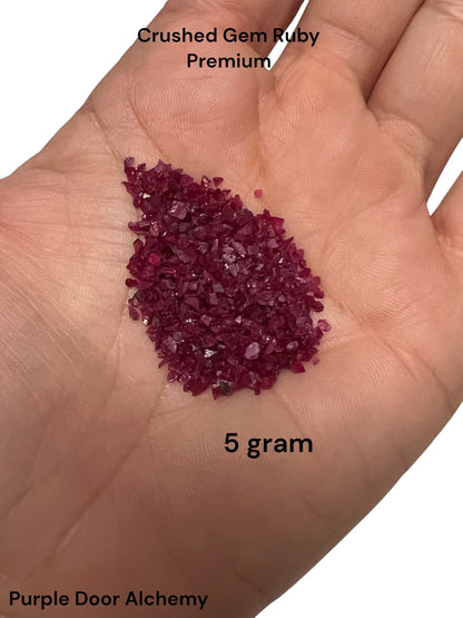 Crushed Gem Ruby - Premium - Purple Door Alchemy