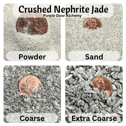 Crushed Nephrite Jade - Purple Door Alchemy