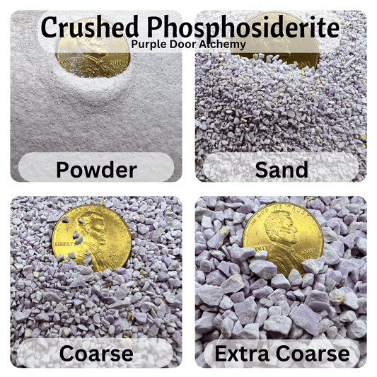 Crushed Phosphosiderite - Purple Door Alchemy