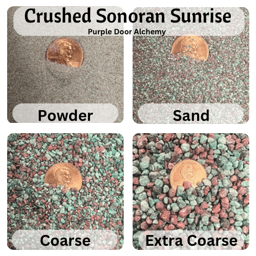 Crushed Sonoran Sunrise Chrysocolla - Purple Door Alchemy
