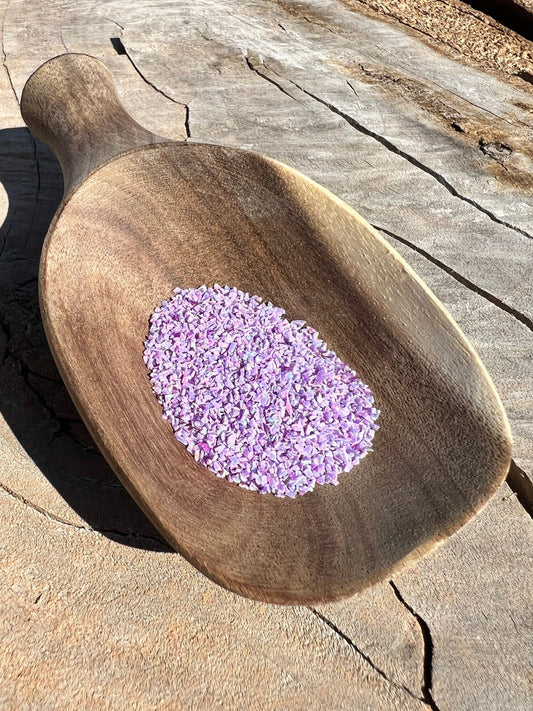 Crushed Synthetic Lavender Opal - Purple Door Alchemy