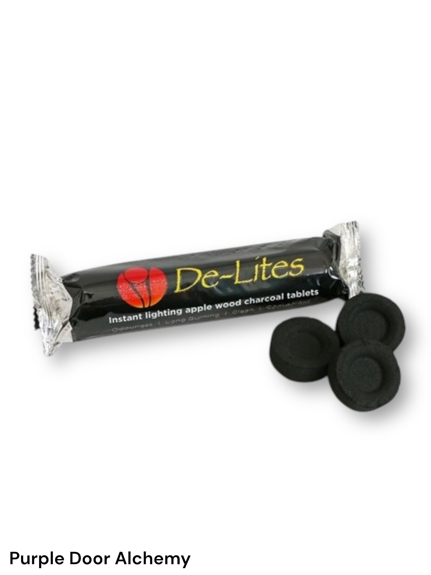 De - Lites Charcoal Tablets - Purple Door Alchemy