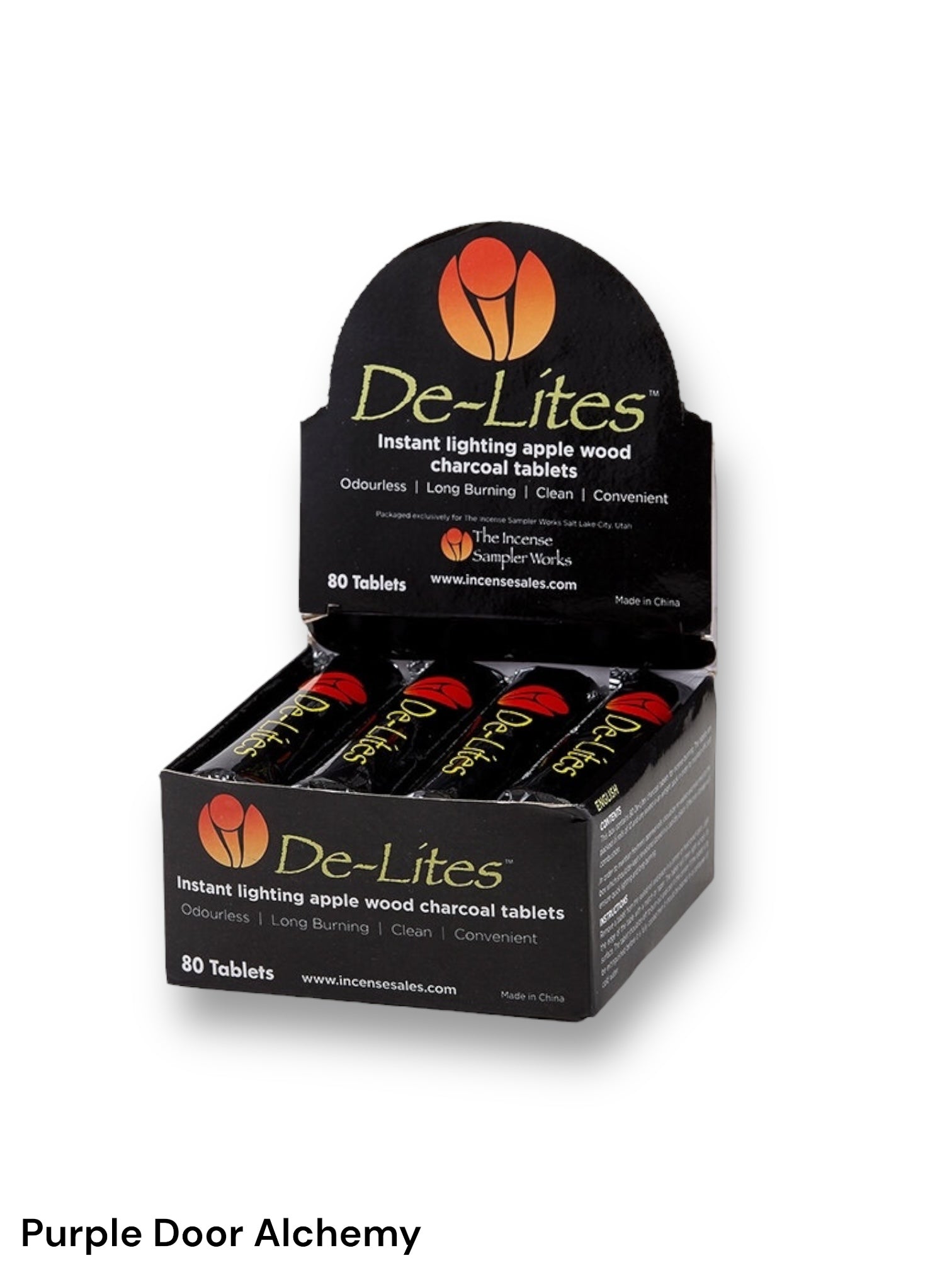 De - Lites Charcoal Tablets - Purple Door Alchemy