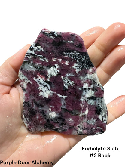 Eudialyte Slabs - Purple Door Alchemy