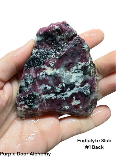 Eudialyte Slabs - Purple Door Alchemy