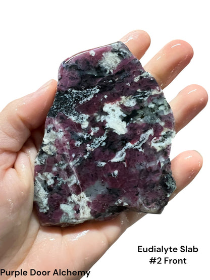 Eudialyte Slabs - Purple Door Alchemy