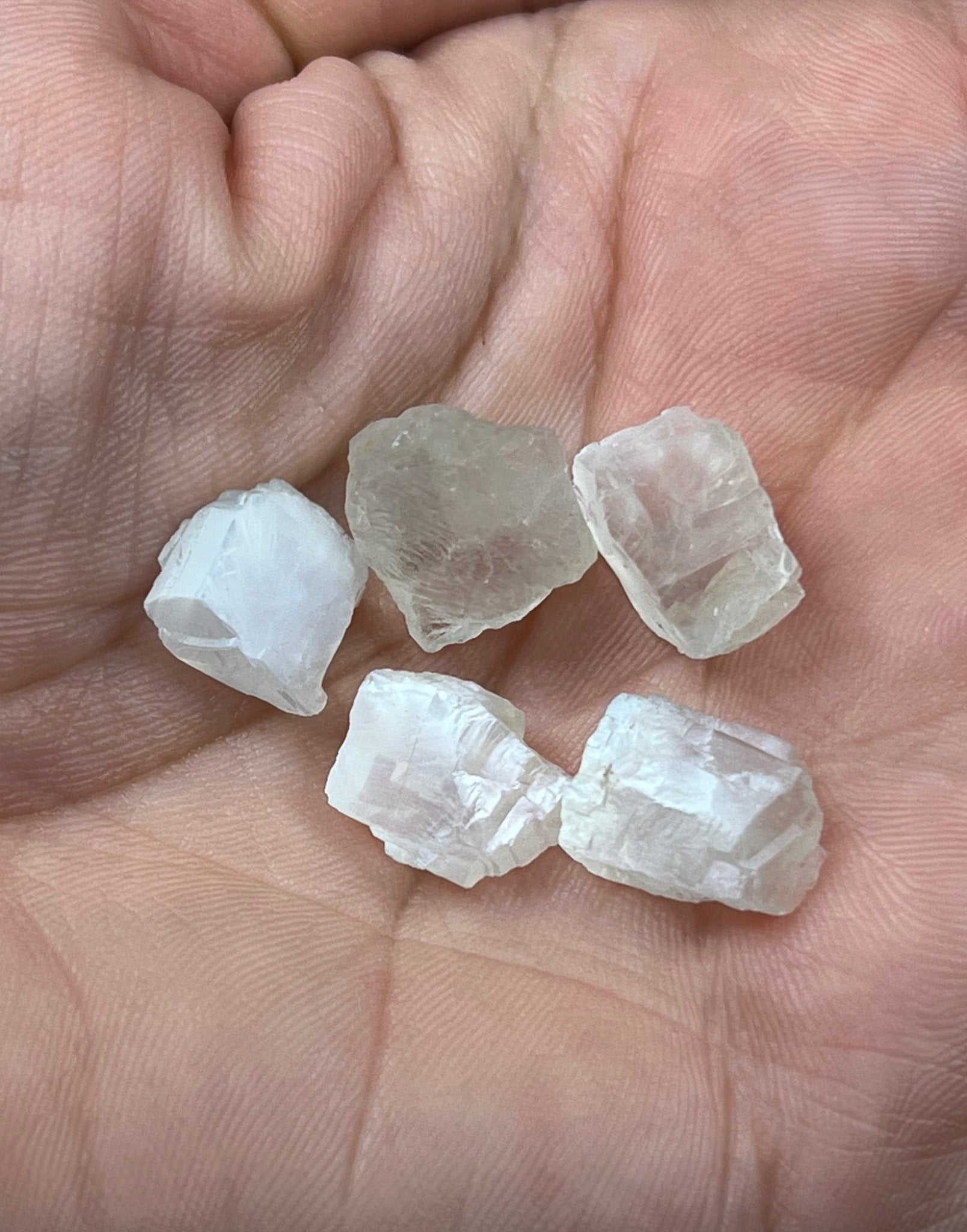 Facet Grade Rough White Moonstone - Purple Door Alchemy