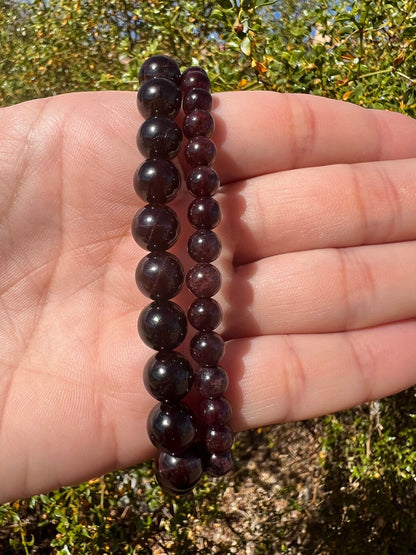 Garnet Bracelets - Purple Door Alchemy