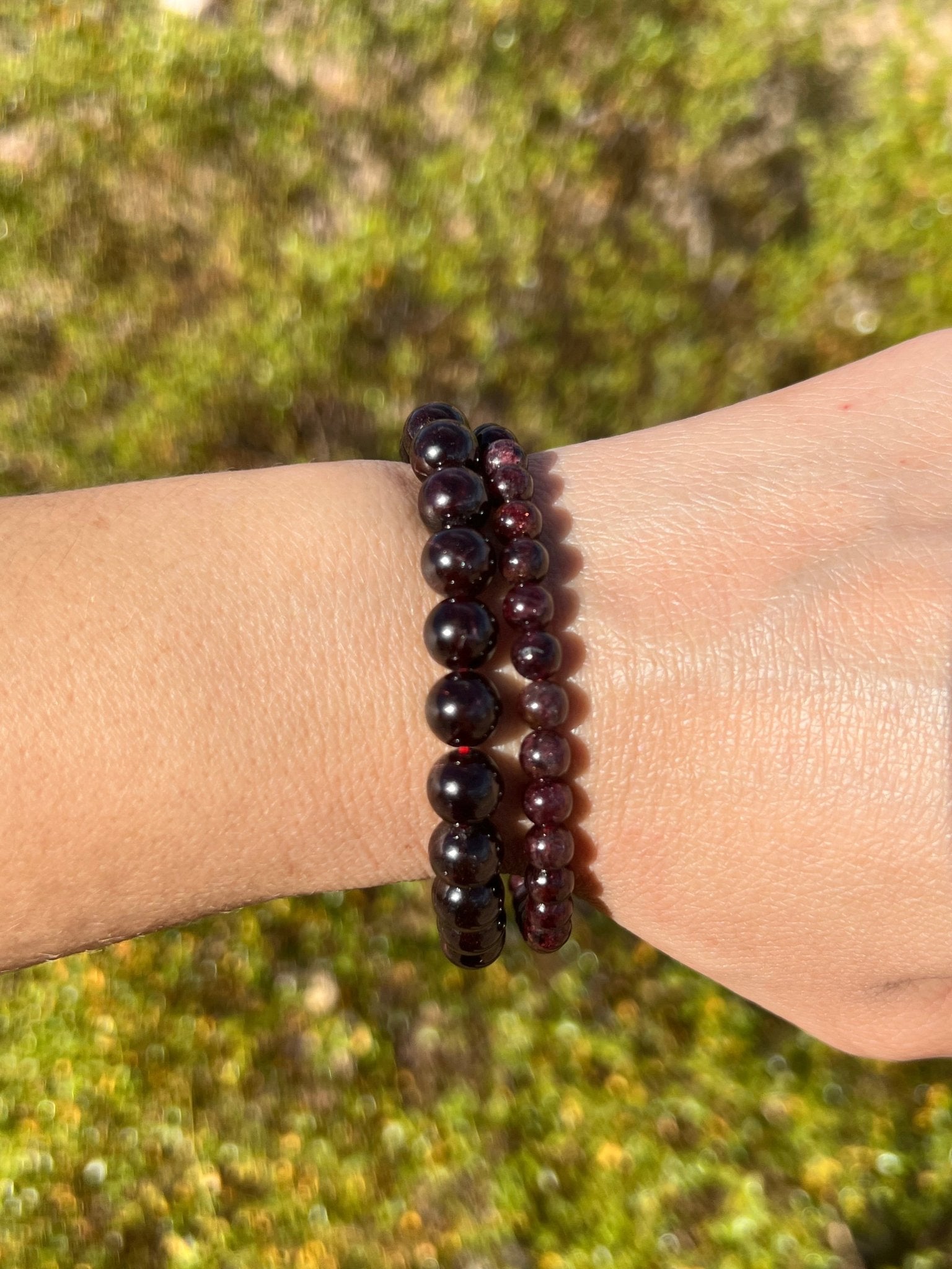 Garnet Bracelets - Purple Door Alchemy