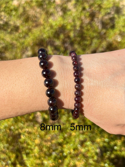 Garnet Bracelets - Purple Door Alchemy