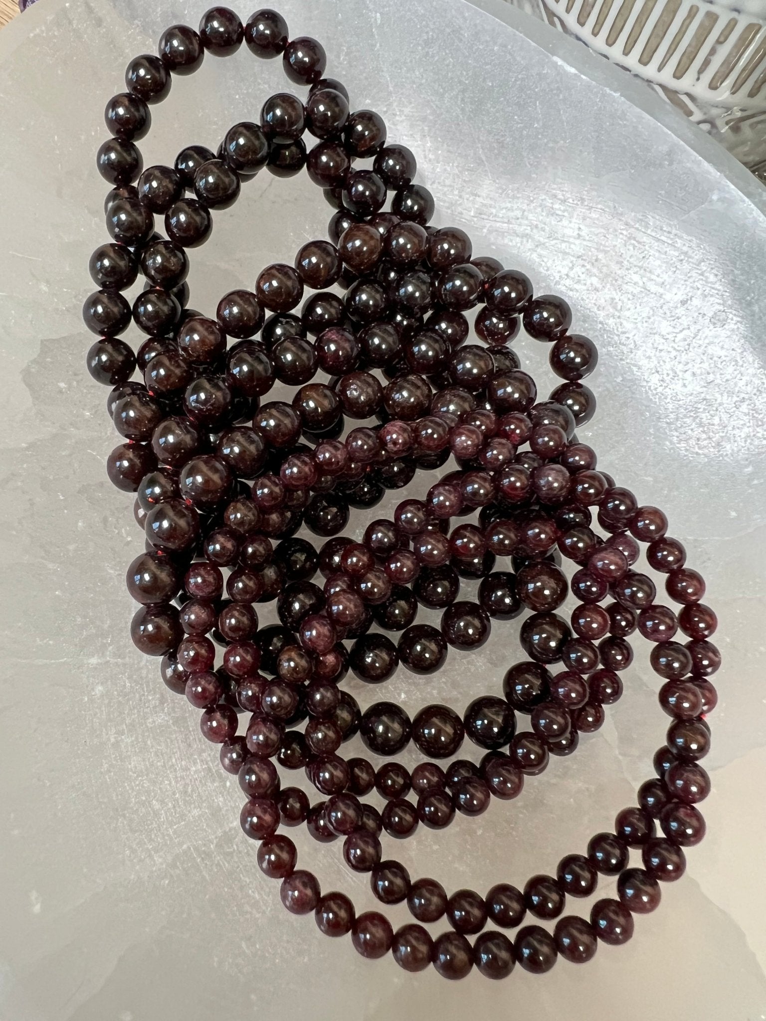 Garnet Bracelets - Purple Door Alchemy