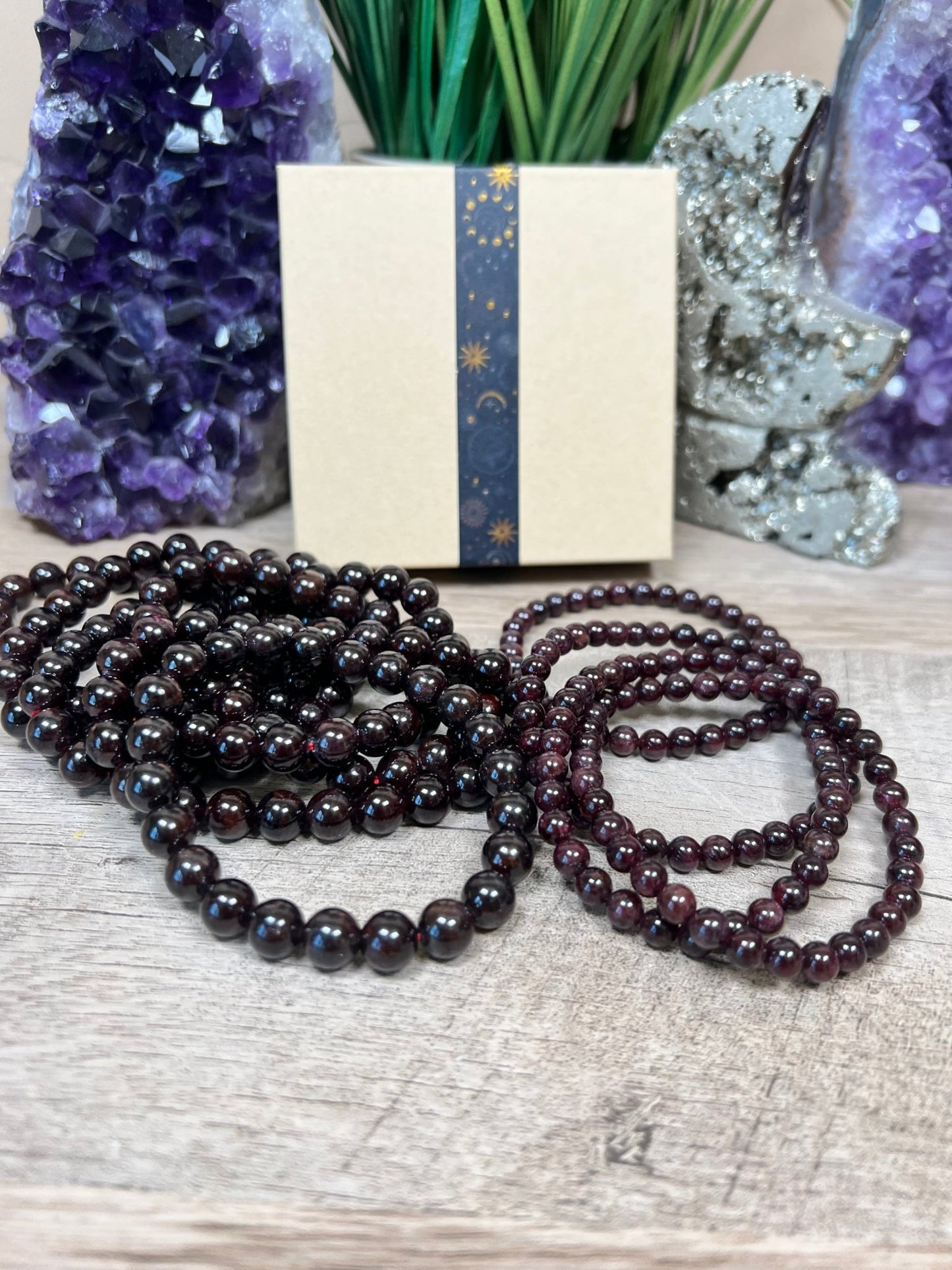 Garnet Bracelets - Purple Door Alchemy