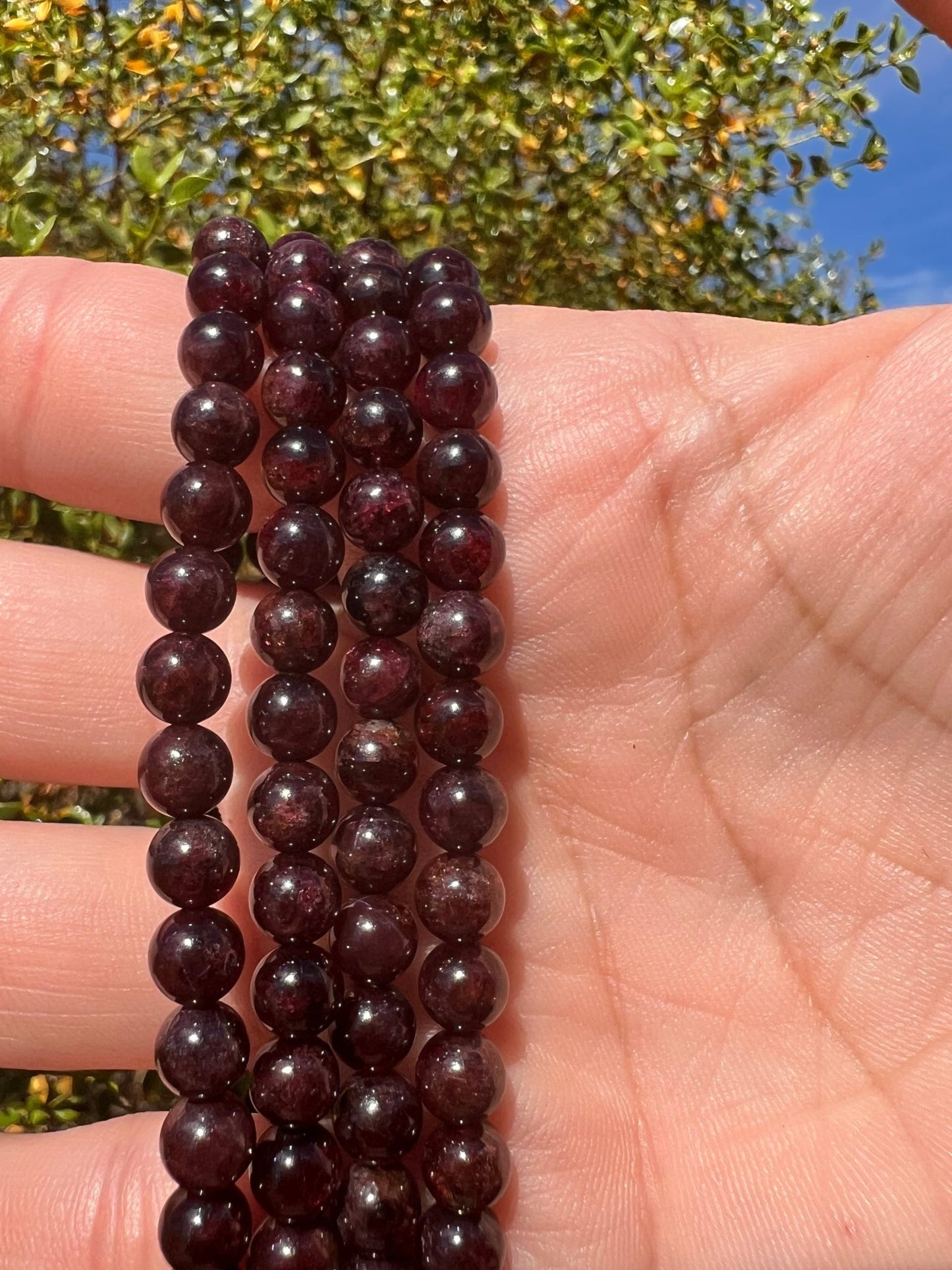 Garnet Bracelets - Purple Door Alchemy