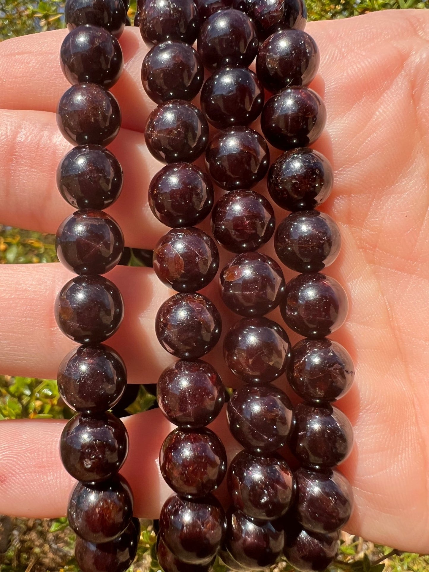 Garnet Bracelets - Purple Door Alchemy