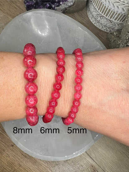 Gemmy Rhodonite Bracelet - Purple Door Alchemy