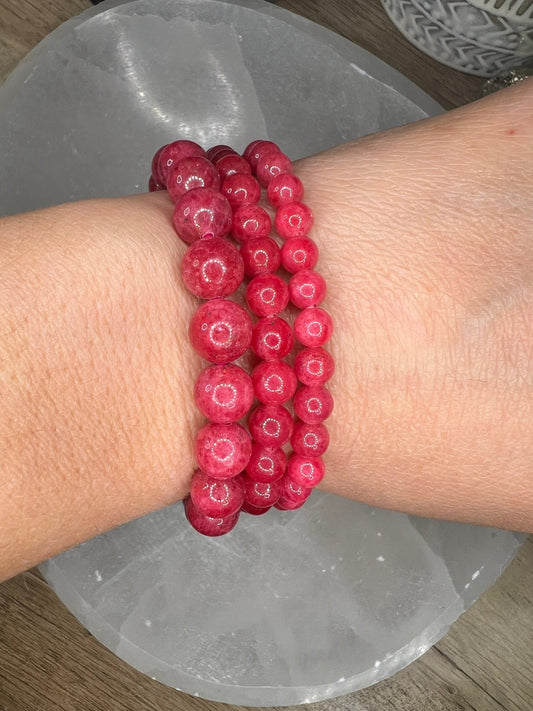 Gemmy Rhodonite Bracelet - Purple Door Alchemy