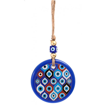 Handpainted Multi Evil Eye Amulet - Purple Door Alchemy