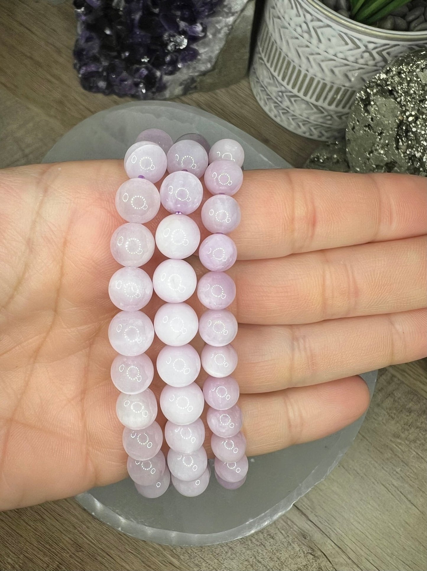 Kunzite Bracelet - Purple Door Alchemy