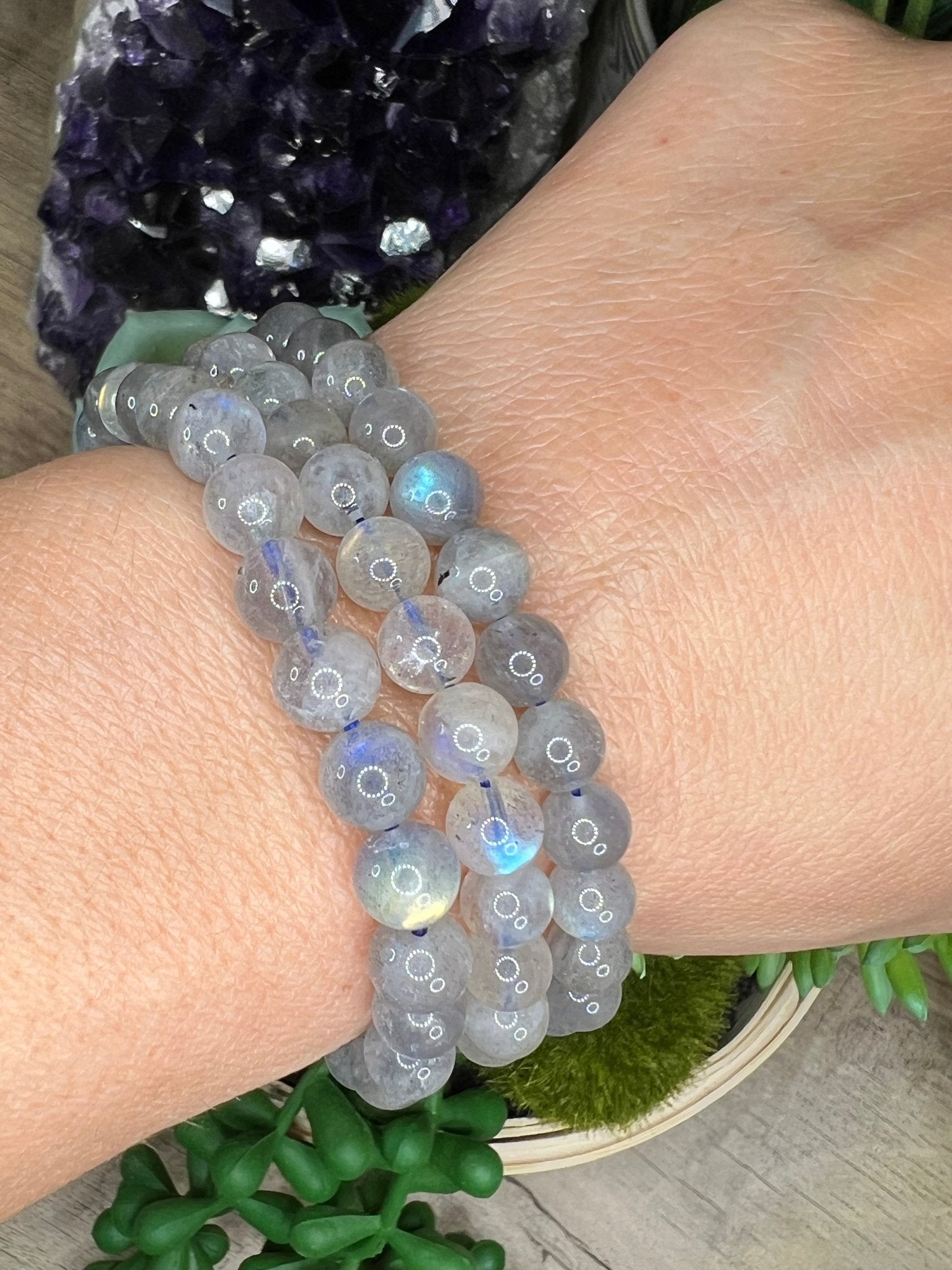 Labradorite Bracelet - Purple Door Alchemy