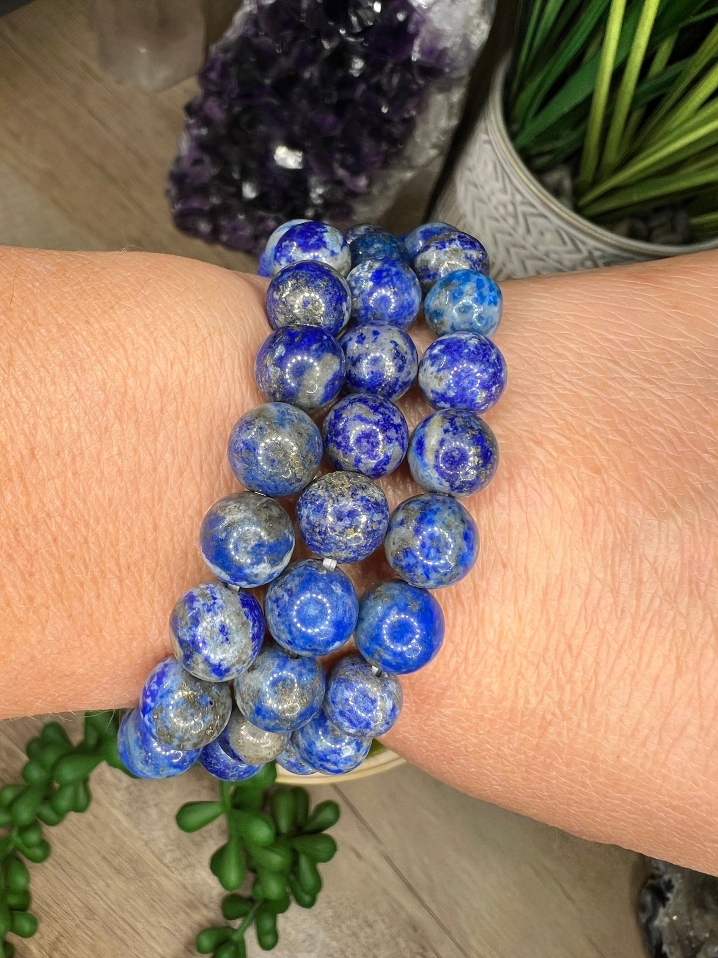 Lapis Lazuli Bracelet - Purple Door Alchemy