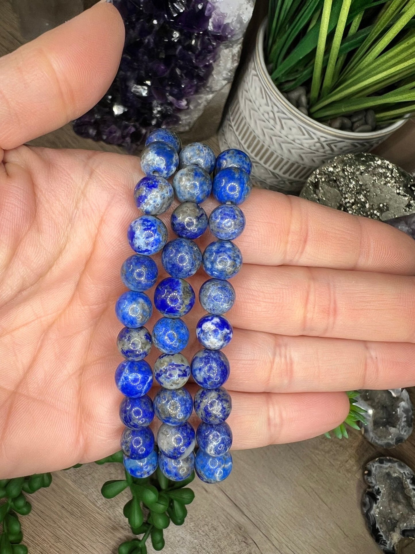 Lapis Lazuli Bracelet - Purple Door Alchemy